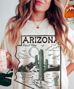 Arizona Tee, Desert Tee, Desert Vibes Tee, Boho Shirt, Boho Tee, Comfort Colors Tee