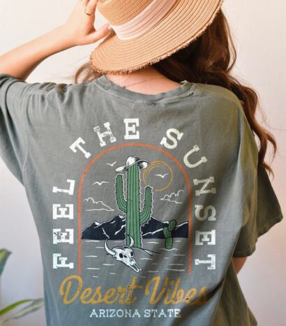 Arizona T-shirt, Arizons Tee, Desert Vibes, Desert Tee, Comfort Colors T-shirt