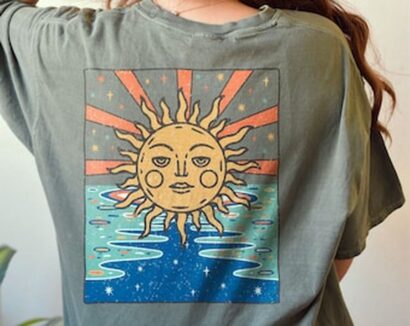 Sun T-shirt, Sun Tee, Boho Shirt, Bohemian, Celestial, Comfort Colors T-shirt