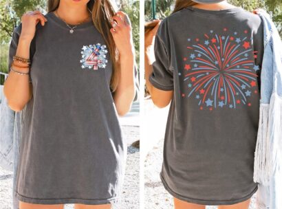 July 4th shirt, America Comfort Color Shirt, Comfort Color Oversized Tshirt