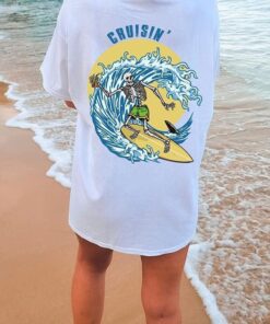 Blue Cruisin shirt, Beach Tshirt, Summer Shirt