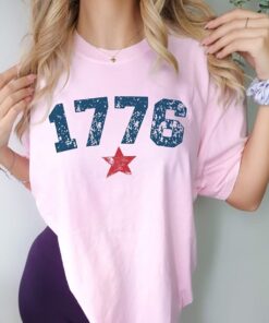 1776 Shirt, Comfort Colors, USA Shirt, Fourth of July Shirt, America 1776