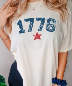 1776 Shirt, Comfort Colors, USA Shirt, Fourth of July Shirt, America 1776
