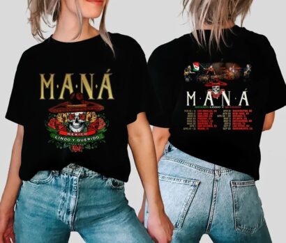 Mana Shirt, Mana Tour 2023 T Shirt, Maná Shirt