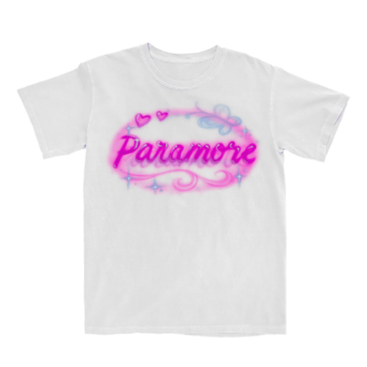 Paramore t shirt, Printed Graphic "Airbrush" T-Shirt, Paramore 2023 Tour Merch