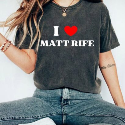 I Love Matt Rife Comfort Colors Shirt, Matt Rife Shirt, Rife Tour Shirt