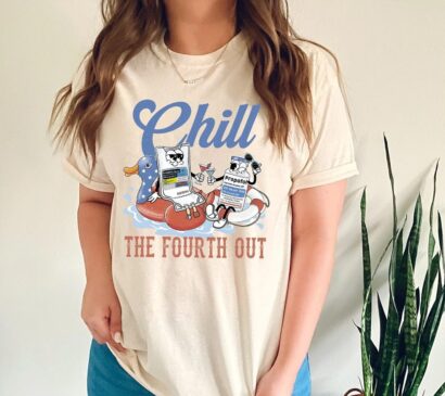 4th Of July ICU Nurse Shirt, Chill The Fourth Out Icu Nurse TShirt