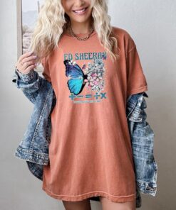 Ed Sheeran Shirt, Ed Sheeran Tour 2023 Bad Habit Shirt, Mathematics Tour 2023 Shirt, Comforcolor shirt
