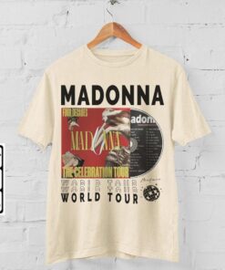 Madonna Shirt, Madonna The Celebration Tour 2023 Tickets Album Tee