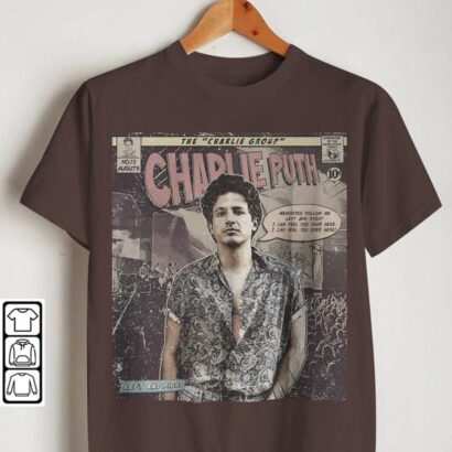 Charlie Puth Shirt, Charlie Album World Tour Ticket 2023 Tee