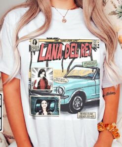 Lana Del Rey Shirt, Tour 2023 Album Lust For Life Tee