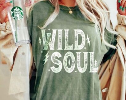 Wild Soul Tee, Western Boho T-shirt, Hippie Cowgirl Tee, Comfort Colors T-shirt