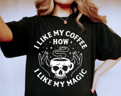 I like my Coffee how I like my Magic Tee, Coffee T-shirt, Mystical Tee, Comfort Colors T-shirt