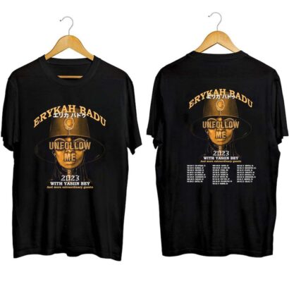 Erykah Badu Unfollow me Tour 2023 Shirt, Erykah Badu Fan Shirt