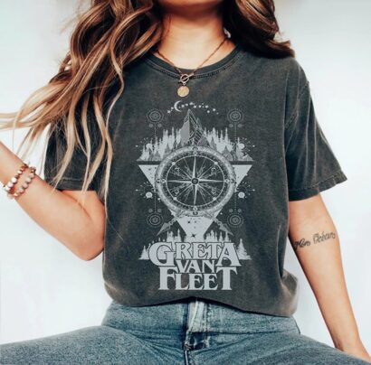 Greta Van Fleet Aesthetic Shirt, Vintage Greta Van Fleet Shirt