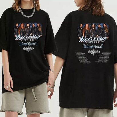 Rhapsody of Fire 2023 Tour Shirt, Rhapsody of Fire Shirt