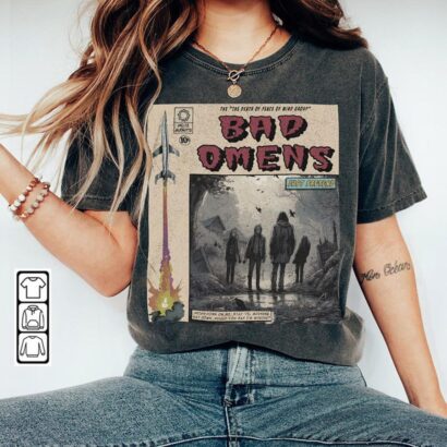 Bad Omens Shirt, Bad Omen 2023, Bad omens comfort color shir