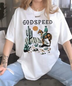 Godspeed T-Shirt, Zach Bryan Moving At Godspeed Western T-Shirt, Zach Bryan shirt