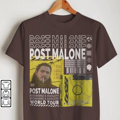 Post Malone Shirt, Beerbongs Bentleys Twelve Carot Tour 2023 Tickets Tee