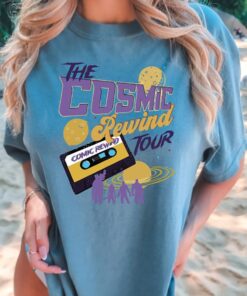 Comfort Colors® The Cosmic Rewind Tour Cassette Shirt,Theme Park Tees
