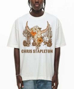 Chris Stapleton Bullhead T-Shirt, Stapleton Western Shirt, Chris Stapleton Tour shirt