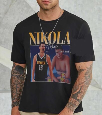 Nikola Jokic Shirt, Basketball shirt, Classic 90s Graphic Tee