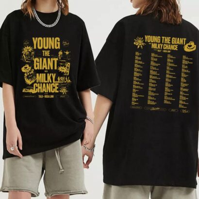 Young the Giant & Milky Chance 2023 Tour Shirt, Young the Giant 2023 Tour Shirt