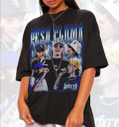 Peso Pluma Music Shirt, Peso Pluma World Tour 2023 Sweatshirt, Double p concert Shirt