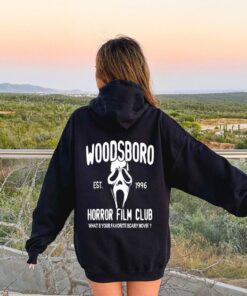 Woodsboro Horror Film Club Hoodie, Scream Ghost Face, Scream Movie