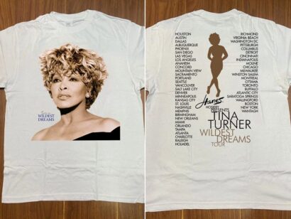 Tina Turner T-Shirt, Tina Turner Wildest Dreams Tour 1996 T- Shirt