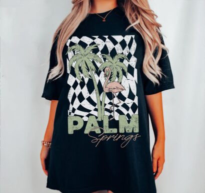 Palm Springs Tee, Beach Tee, California T-shirt