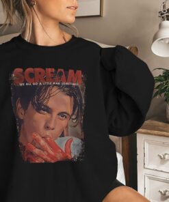 We All Go Little Mad Sometimes, 90s Movie Crewneck, Halloween Sweatshirt