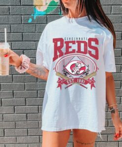 Personalized Cincinati Reds EST 1881 Front And Back Shirt, Cincinati Baseball Tee, Cincinati Reds Shirt
