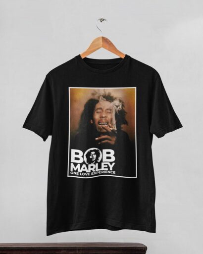 Bob Marley shirt, one love shirt, bob marley smoking