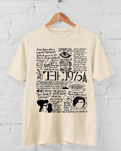 The 1975 Lyric T-shirt, The 1975 gift, The 1975 Tshirt