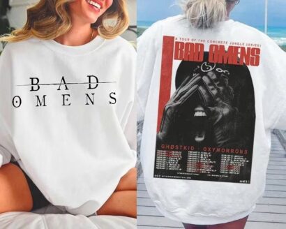 Bad Omens Band Music Tour 2023 Shirt, A Tour Of The Concrete Jungle Tour 2023