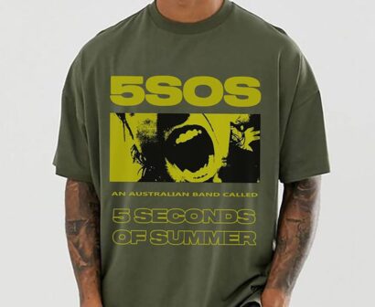 5 Seconds Of Summer Shirt, 5SOS Show World Tour 2023 Ticket Tee