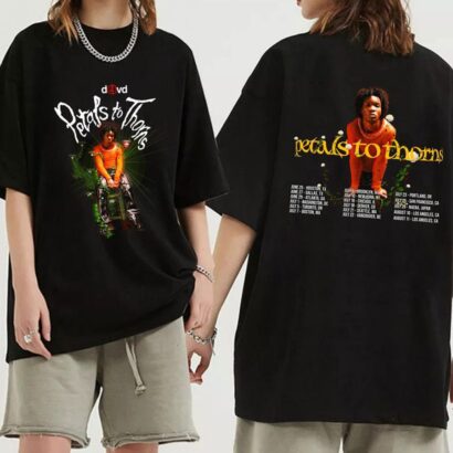 D4vd Petals to Thorns Tour 2023 Shirt, D4vd Shirt, Petals to Thorns Tour Shirt