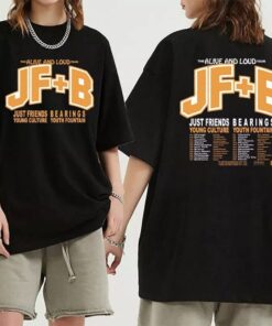 Bearings and Just Friends The Alive and Loud Tour 2023 Shirt, Bearings and Just Friends Shirt