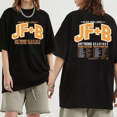 Bearings and Just Friends The Alive and Loud Tour 2023 Shirt, Bearings and Just Friends Shirt