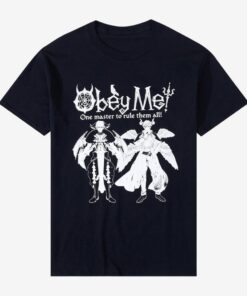 Obey Me! Lucifer and Diavolo Boyfriend Fit Girls T-Shirt, Diablo 4 Shirt, Gift for Gamer