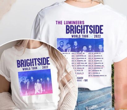 The Lumineers Brightside World Tour 2023 Shirt, The Lumineers Tour Tee