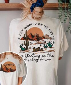 Dawns Lyrics Zach Bryan Shirt, Dawns Shirt, The Burn Burn Burn Tour Shirt