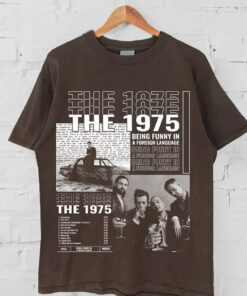 The 1975 Being Funny in a Foreign Language Tracklist tshirt, The 1975 Tour Shirt