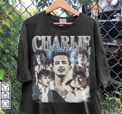 Charlie Puth Shirt, Charlie Puth Bootleg World Tour 2023 Album Tee