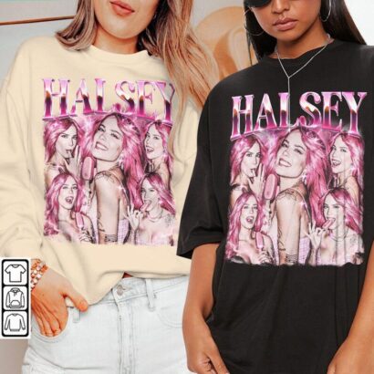 Halsey Shirt, Without Me Manic Album World Tour Ticket 2023 Tee