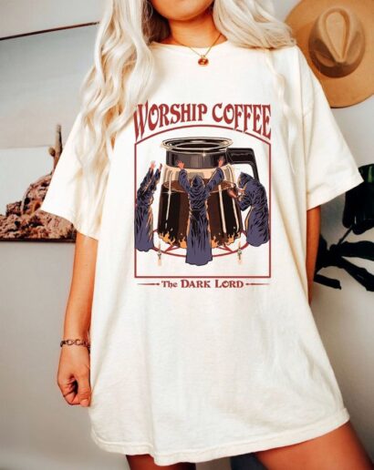 Worship Coffee The Dark Lord Shirt