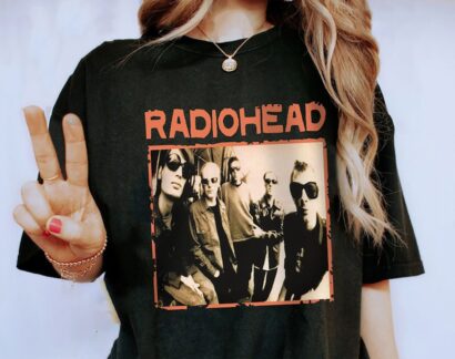 Radiohead Shirt, Radiohead Retro tour T-Shirt