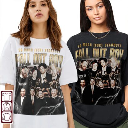 Fall Out Boy 90s Vintage Shirt, Fall Out Boy Bootleg Shirt, Fall Out Boy Tee, So Much (for) Stardust Shirt