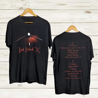 Bastille Bad Blood Shirt, Bastille North American Tour Shirt